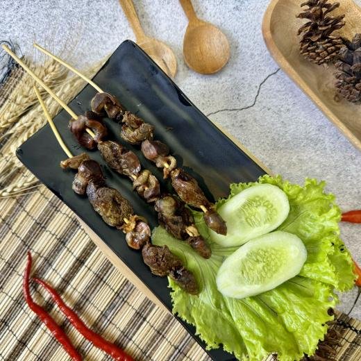 Sate Ati Ampela Goreng