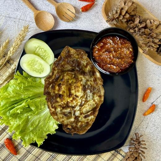 Telur Ceplok Bakar
